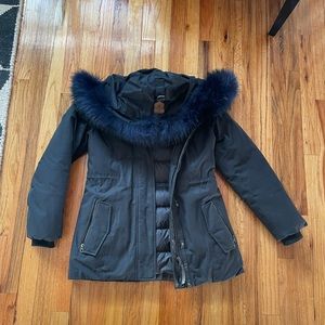 Mackage Down Parka SIZE XS REAL FUR TRIM HOOD